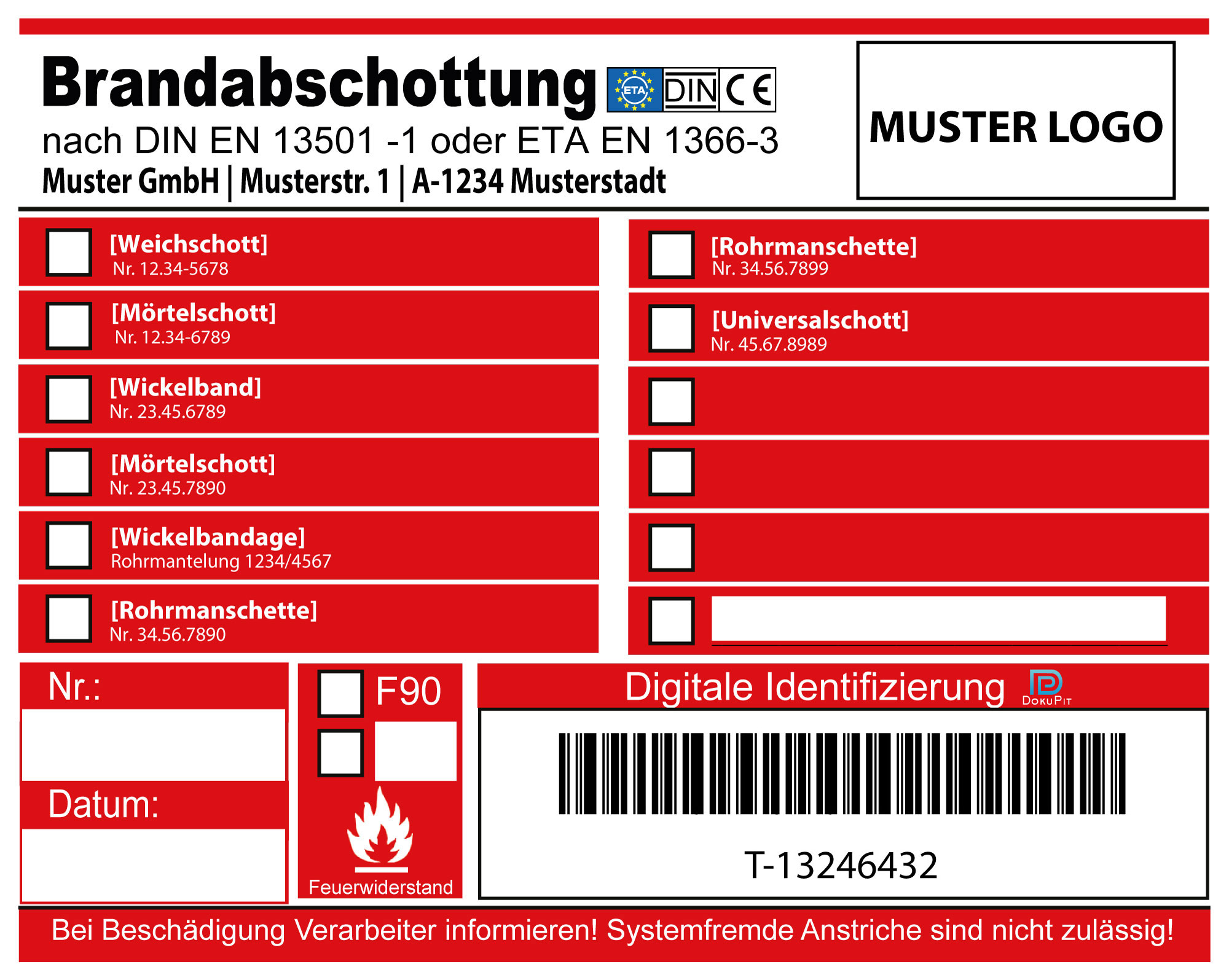 Musterschild-einfarbig5